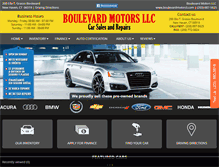 Tablet Screenshot of boulevardmotorct.com